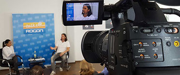 Interviews mit professionellem Set Up